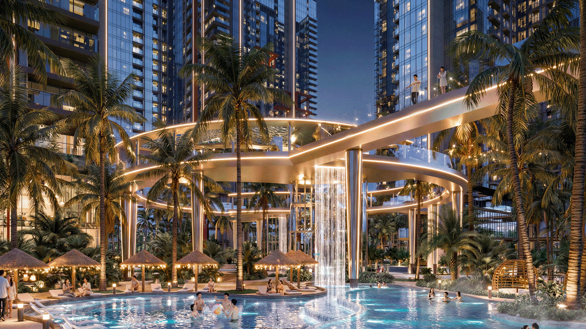 Cầu đi bộ trên không Sky Ring